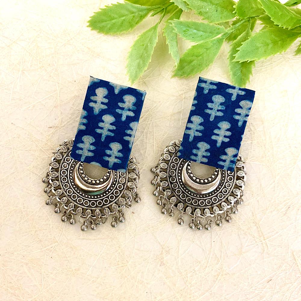 Making fabric earrings deals